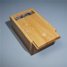 Caixa de joias de bambu natural feita à mão caixa de joias push pull comprar usado  Enviando para Brazil