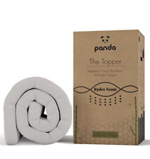 Panda Memory Foam Bamboo Mattress Topper Hydro Foam EU Sngle 200x90 for sale  Shipping to South Africa