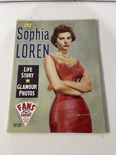 Vintage Sophia Loren Life Story 1959 Fans' Star Library Magazine #29 comprar usado  Enviando para Brazil