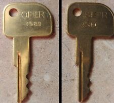 Used, NCR 4589 Supervisor SUPR or Operator OPER Key 2181, 2171-K006 K007 Cash Drawers for sale  Shipping to South Africa