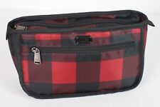 Lug Parasail Cosmetic Bag Buffalo Plaid Wipeable Zip Closures #1 for sale  Shipping to South Africa