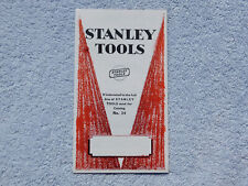 Stanley tools catalog for sale  Naples