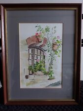 Vintage framed watercolour for sale  ACCRINGTON