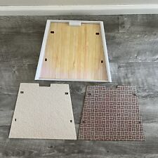 American Girl AG Mini Illuma Platform Dollhouse Hardwood Floor Sand Stone WORKS!, used for sale  Shipping to South Africa