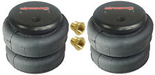 2 sacos padrão de 2500 lb molas de suspensão pneumática porta única 3/8"npt comprar usado  Enviando para Brazil