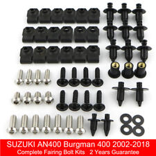 Kit completo de fixadores de parafusos de carenagem ajuste para Suzuki AN400 Burgman 400 2002-2018 comprar usado  Enviando para Brazil