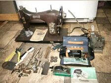 Antigua máquina de coser eléctrica rotativa doméstica de los años 40 con piezas adicionales (¡funciona muy bien!) segunda mano  Embacar hacia Argentina