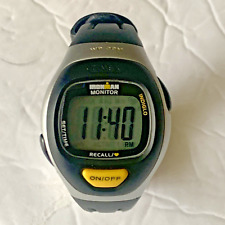 Usado, Timex IRONMAN Indiglo 637 monitor de frequência cardíaca WR 30M relógio de pulso esportivo funciona comprar usado  Enviando para Brazil
