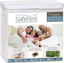 Protector de colchón impermeable SafeRest California talla King algodón terry - blanco segunda mano  Embacar hacia Argentina