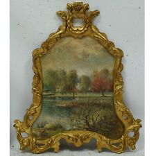Stary obraz olejny Jesienny krajobraz morski sign. 56x48cm na sprzedaż  PL