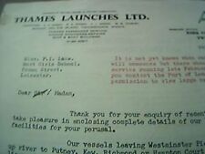 Letter 1969 thames for sale  LEICESTER