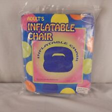 Cadeira inflável tamanho adulto azul transparente pacote 30x30 comprar usado  Enviando para Brazil