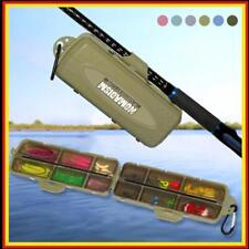 Usado, 60pcs Artificial Fishing Baits Portable with 12 Compartment Fishing Tackle Box comprar usado  Enviando para Brazil