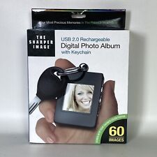 Chaveiro Sharper Image USB 2.0 recarregável digital 60 álbum de fotos PC MAC CD, usado comprar usado  Enviando para Brazil