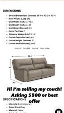 slate gray couches for sale  Denver
