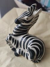 Zebra figurine porcelain for sale  MANSFIELD