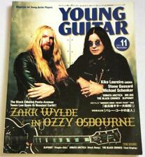 Young Guitar Japan Music Magazine 11/2001 Ozzy Osbourne Zakk Wylde Stone Gossard comprar usado  Enviando para Brazil