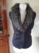 Ladies black faux for sale  ASHFORD