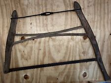 Vintage Cross Cut Wood Buck / Bow Saw 30" x 1" Blade Primitive Tool RARE for sale  Berlin