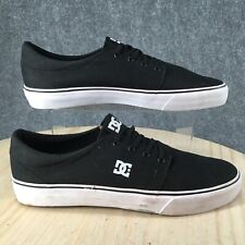 Zapatos DC para hombre 14 Trase TX con cordones Zapatillas de skate ADYS300126 Lona Negra segunda mano  Embacar hacia Argentina