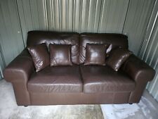 Seater brown sofa for sale  UXBRIDGE