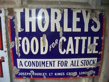 Enamel sign thorleys for sale  ABERYSTWYTH