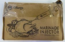 Used, Ofargo 304-Stainless Steel Meat Injector Syringe Kit with 4 Marinade Needles for sale  Shipping to South Africa
