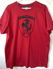 Camiseta Ferrari Big Shield masculina PUMA XL vermelha produtos originais 100% algodão comprar usado  Enviando para Brazil