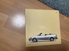 Saab convertible brochure for sale  PONTYPRIDD