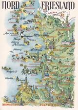 Postkarte landkarte nord gebraucht kaufen  Dresden