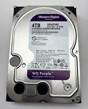 Western Digital WD Purple Surveillance Hard Drive DVR 4TB 3.5"  HDD WD40PURZ, used for sale  Shipping to South Africa