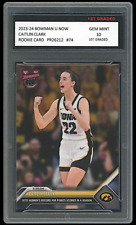 Used, Caitlin Clark 2023-24 Bowman U Now (Topps) 1st Graded 10 Rookie Card RC #74 Iowa for sale  Shipping to South Africa