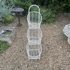 Vintage Style Cream Metal Vegetable Fruit Rack Stand 3 Tier Wire Baskets Storage for sale  Shipping to South Africa