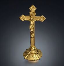 Brass gilt crucifix for sale  Johnson City