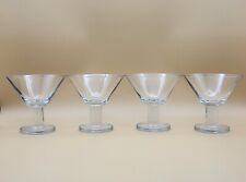 Crate and Barrel Viva Martini Glasses Clear 4.5" 8oz  Set Of 4  Excellent  for sale  Shipping to South Africa