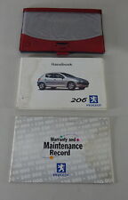 Wallet + Owner's Manual / Handbook Peugeot 206 from 2001, usado comprar usado  Enviando para Brazil