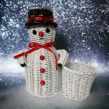 Wicker snowman planter for sale  Forked River