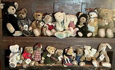 Lote de 19 osos de peluche vintage Boyds, diferentes tamaños 22""- 6"" colección patrimonial segunda mano  Embacar hacia Argentina