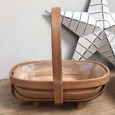 Wooden trug basket for sale  KNUTSFORD