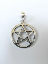 Sterling silver pentagram for sale  CHRISTCHURCH