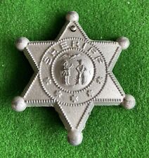 Vintage sheriff badge for sale  CRANBROOK