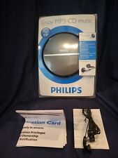Philips EXP2546 Preto Portátil Digital MP3 Bateria Cd Player, Testado comprar usado  Enviando para Brazil