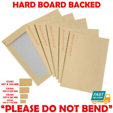 PLEASE DO NOT BEND HARD CARD BOARD BACKED ENVELOPES MANILLA BROWN C5 A5 A4 A3 A6 for sale  Shipping to South Africa