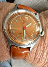 Vintage 1940's Eska Segunda Guerra Mundial Tipo Militar Original Mostrador Extravagante Relógio Masculino FUNHO RARO comprar usado  Enviando para Brazil