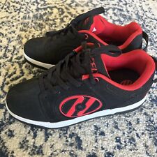 Sapatos de skate Heelys Voyager preto e vermelho tamanho 9 com rodas comprar usado  Enviando para Brazil