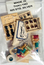 Acessórios de costura em miniatura para casa de bonecas NOS 1:12 VINTAGE Tailândia 925 STG prata LEIA comprar usado  Enviando para Brazil