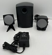 Boston Acoustics BA745 Computer 3 Piece Speakers w/ Sub & OEM Power Supply Black for sale  Shipping to South Africa