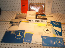 Mercedes W123 79 240D 300D CD Diesel owners's OE 1 set of 13 Manuals MBZ 1 Pouch for sale  Shipping to South Africa