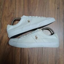 Tênis Ralph Lauren Lona Trainer Branco UK9 Baixo Masculino 01087 China comprar usado  Enviando para Brazil