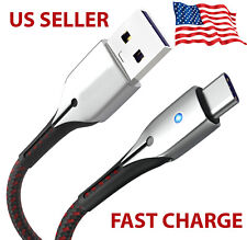USB C Cable FAST Charger Charging Type C Cord with LED Light for Samsung Galaxy for sale  Indian Trail